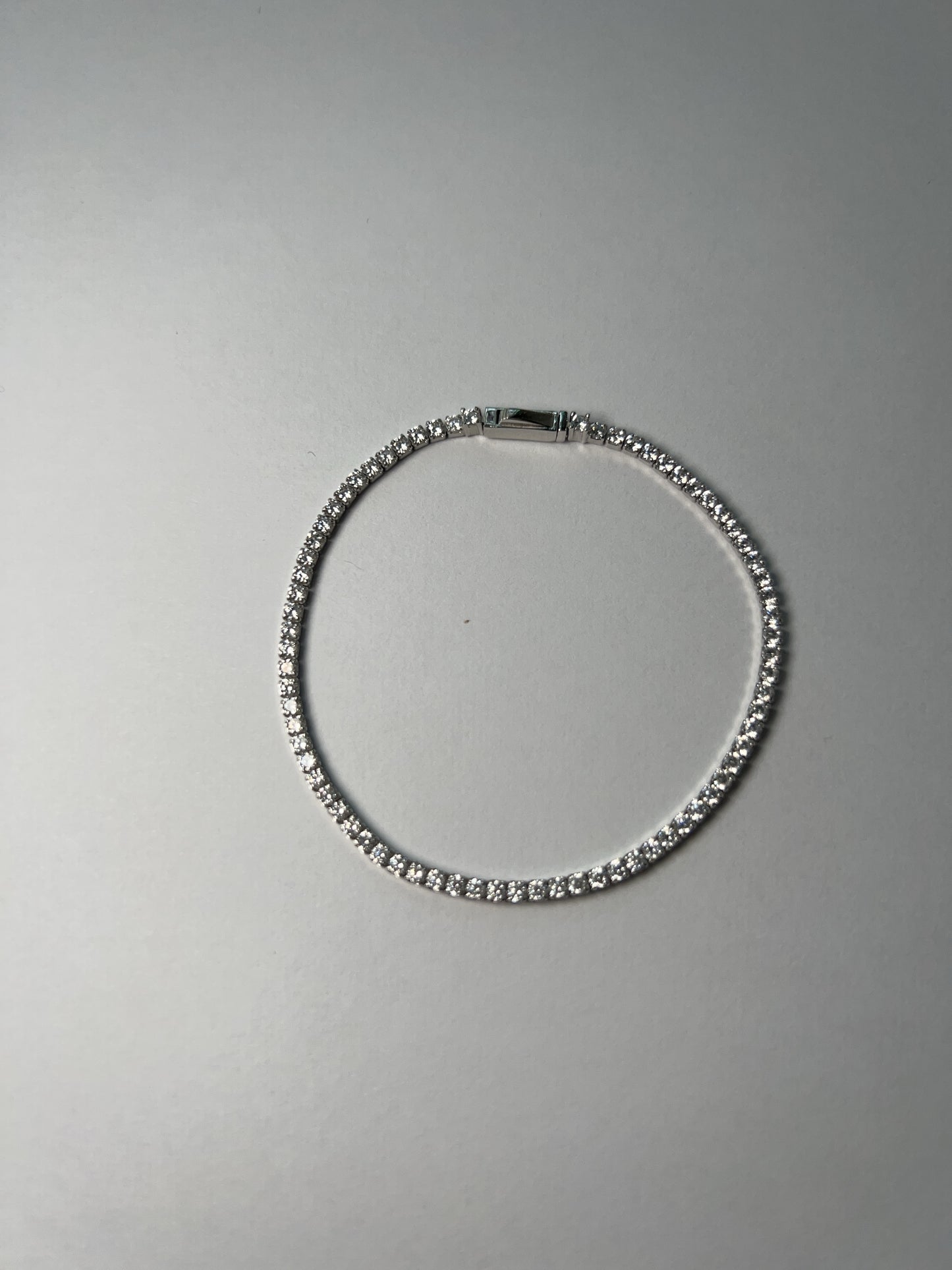 Diamanté tennis bracelet