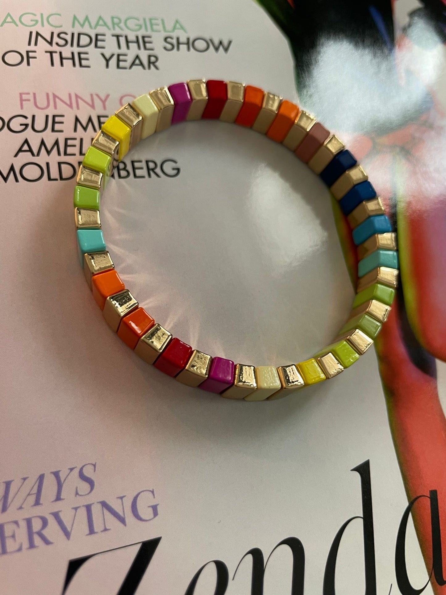 Multicoloured bracelet