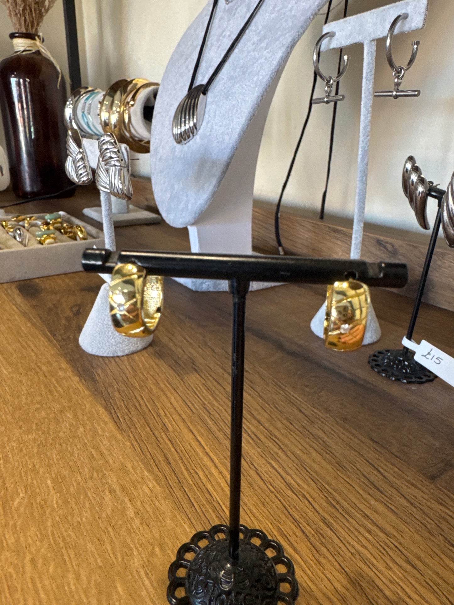 A74 Gold chubby hoop
