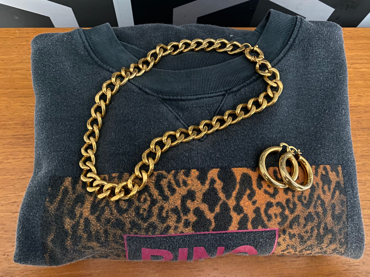 Missy curb chain gold 38