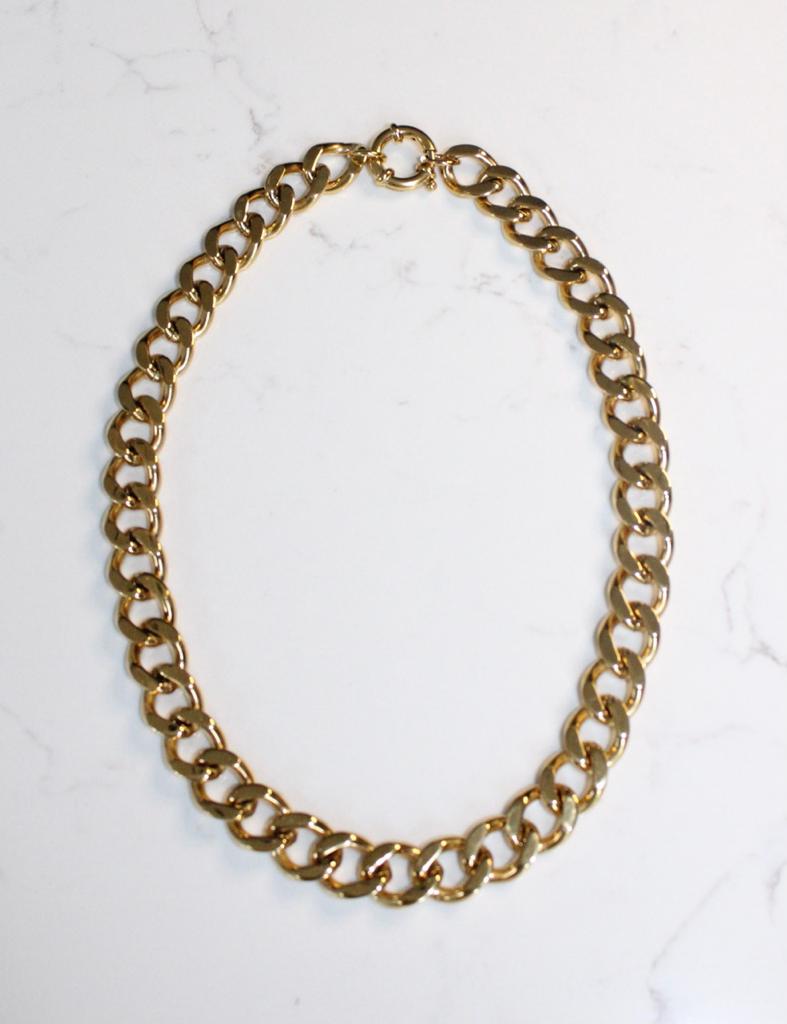 Missy curb chain gold 38