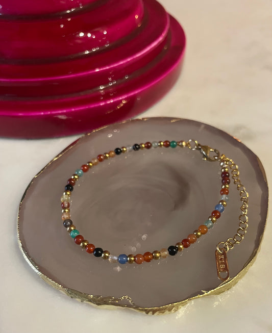 Beaded anklet
