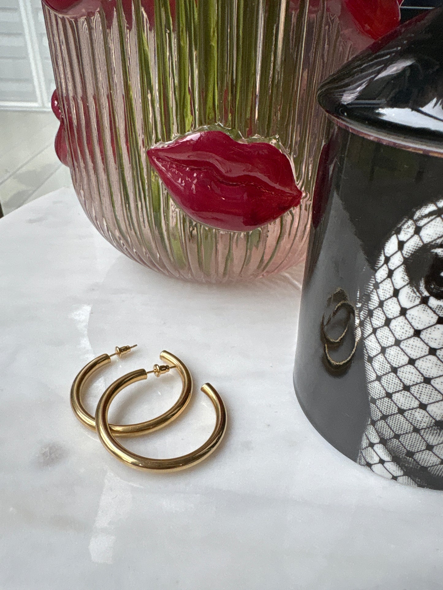 A78 Large gold hoop