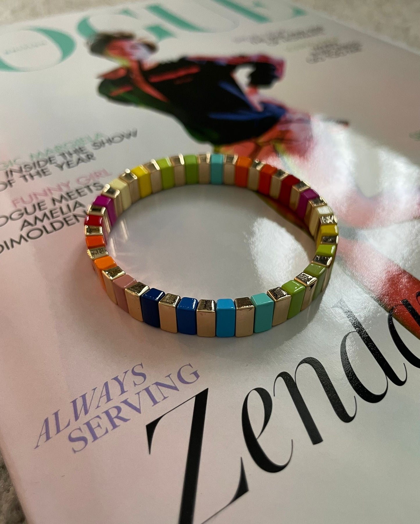 Multicoloured bracelet