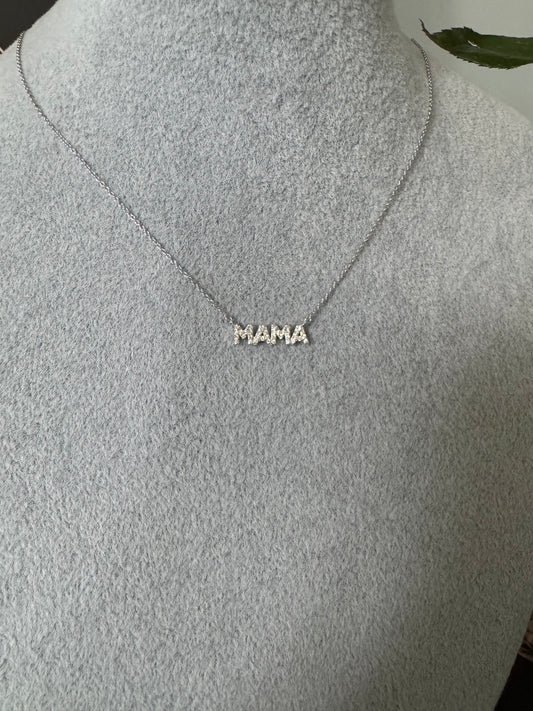 Mama necklace silver A39