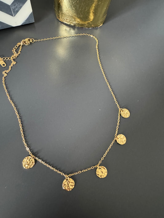 Gold disc layering chain A53