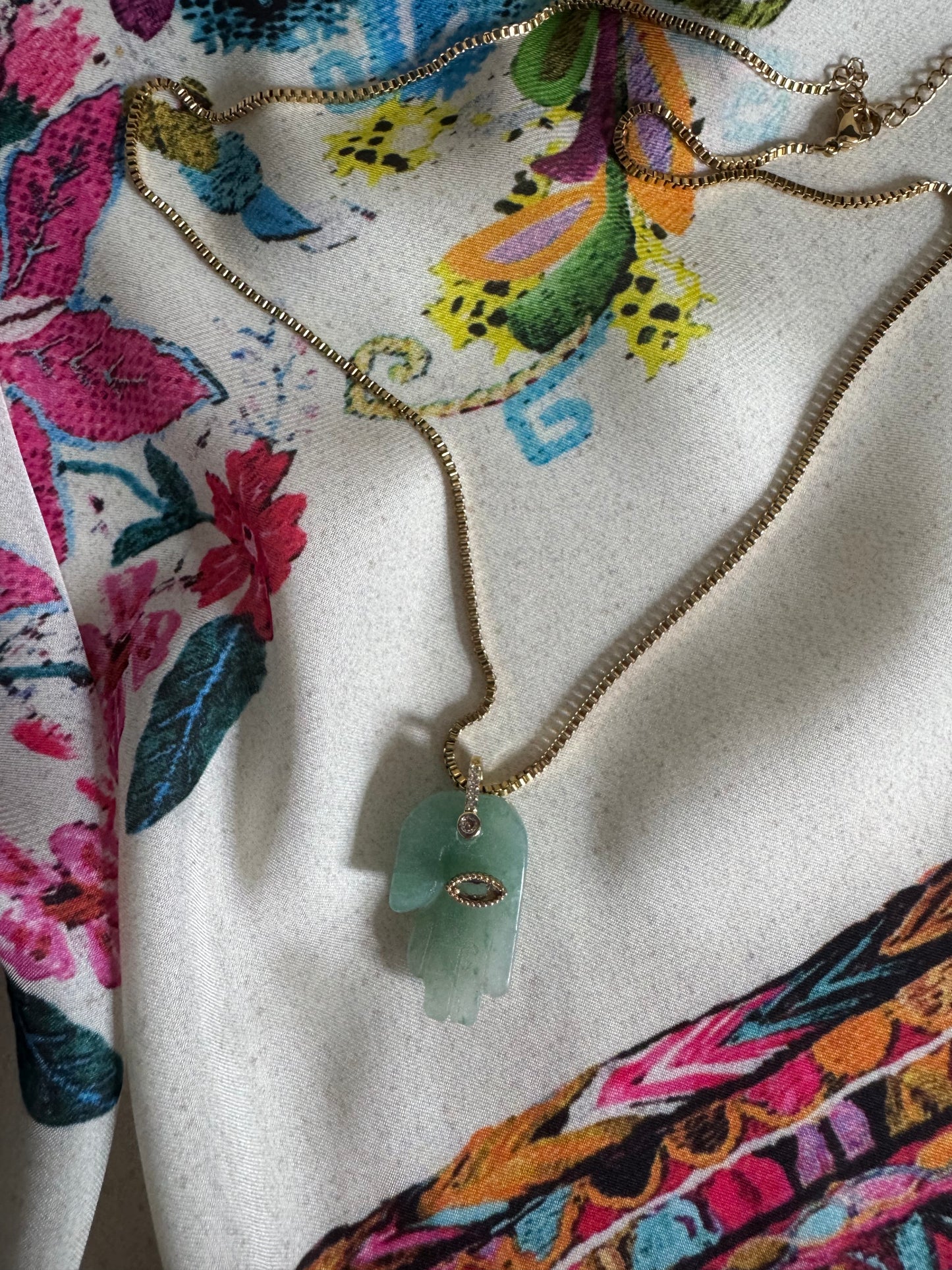 Hamsa pendant necklace B1