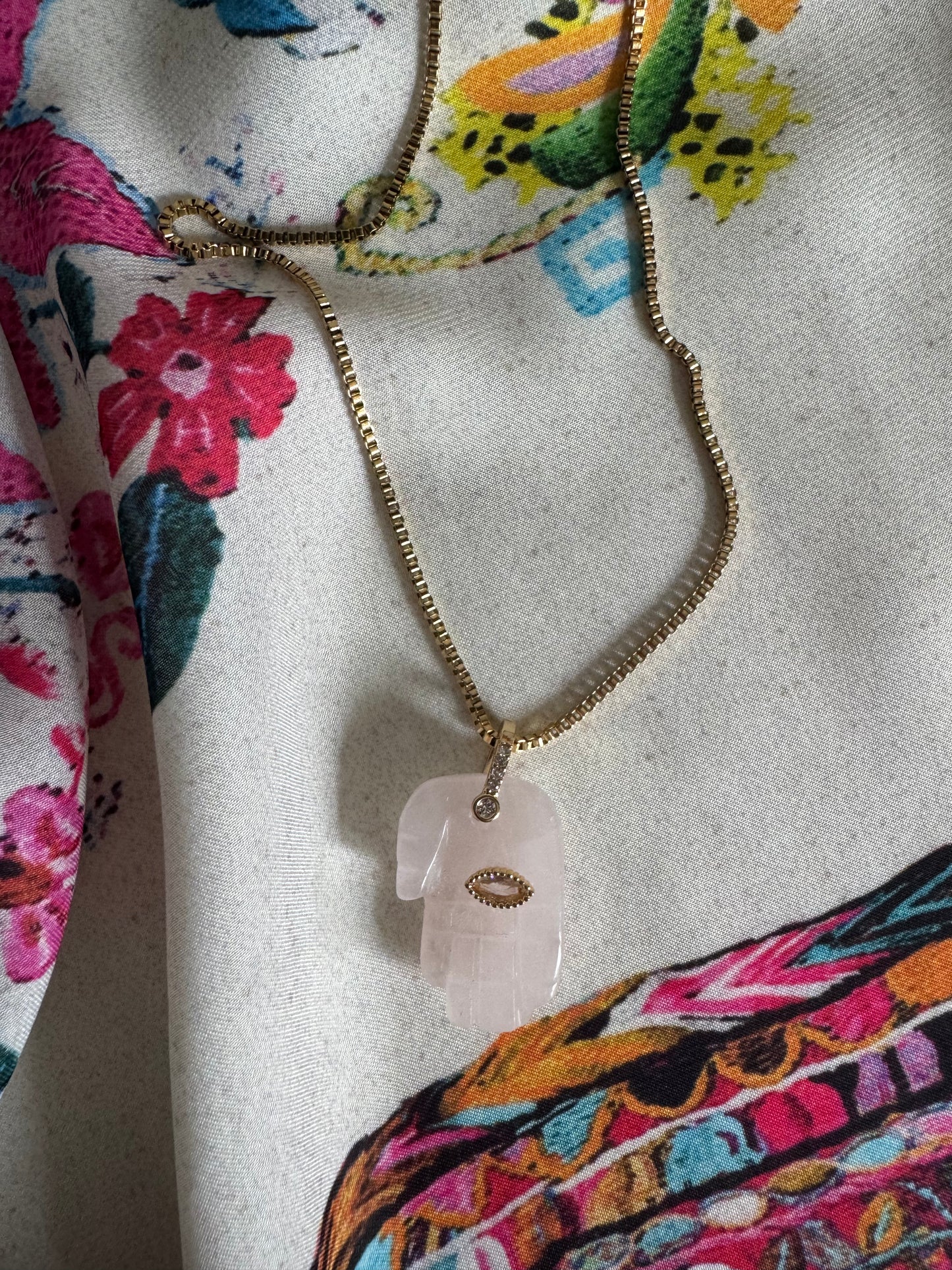 Hamsa pendant necklace B1