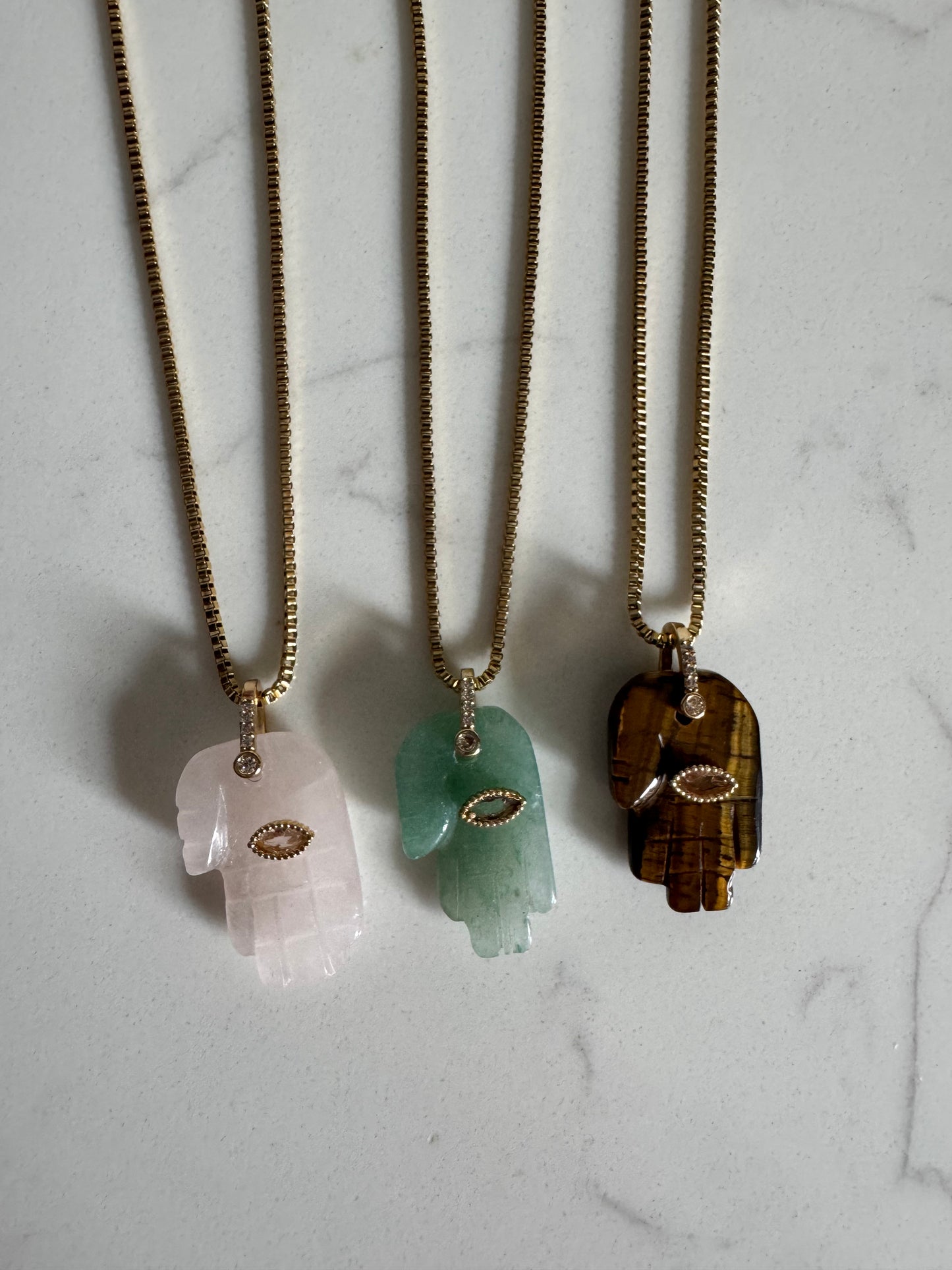 Hamsa pendant necklace B1