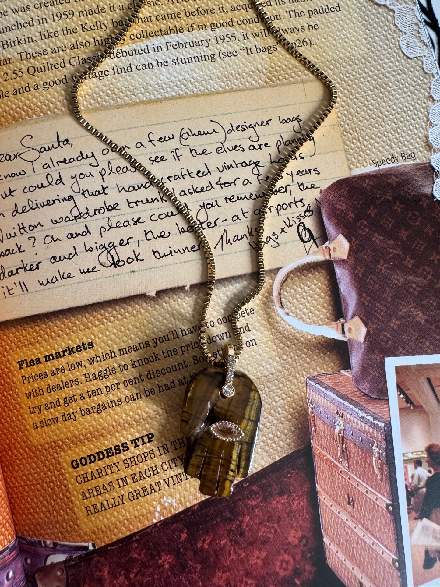 Hamsa pendant necklace B1