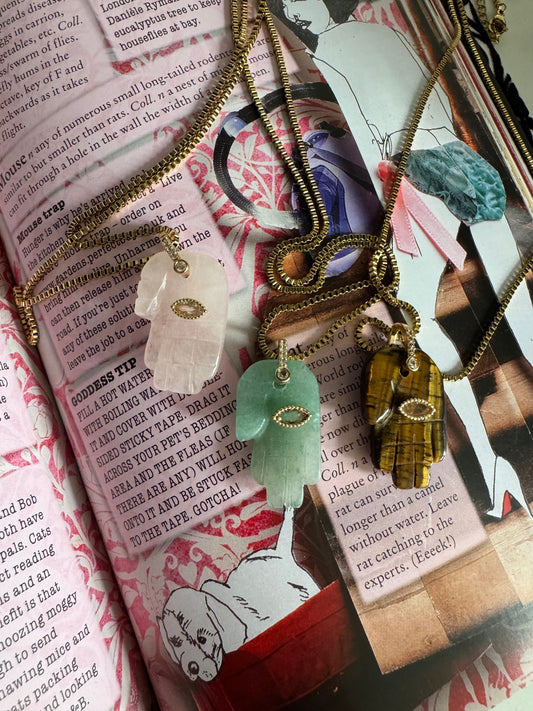 Hamsa pendant necklace B1