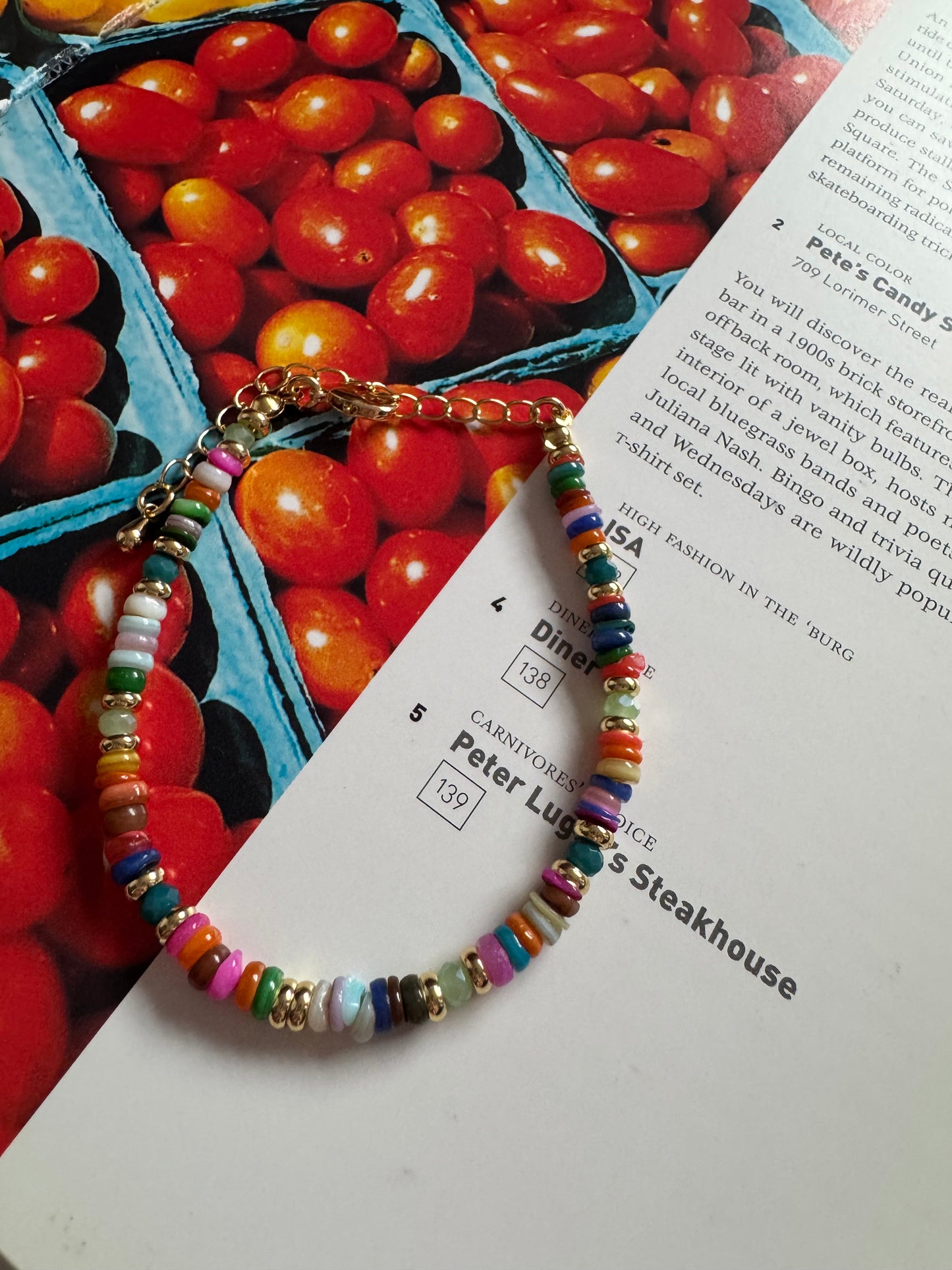 Multicoloured beaded bracelets A59