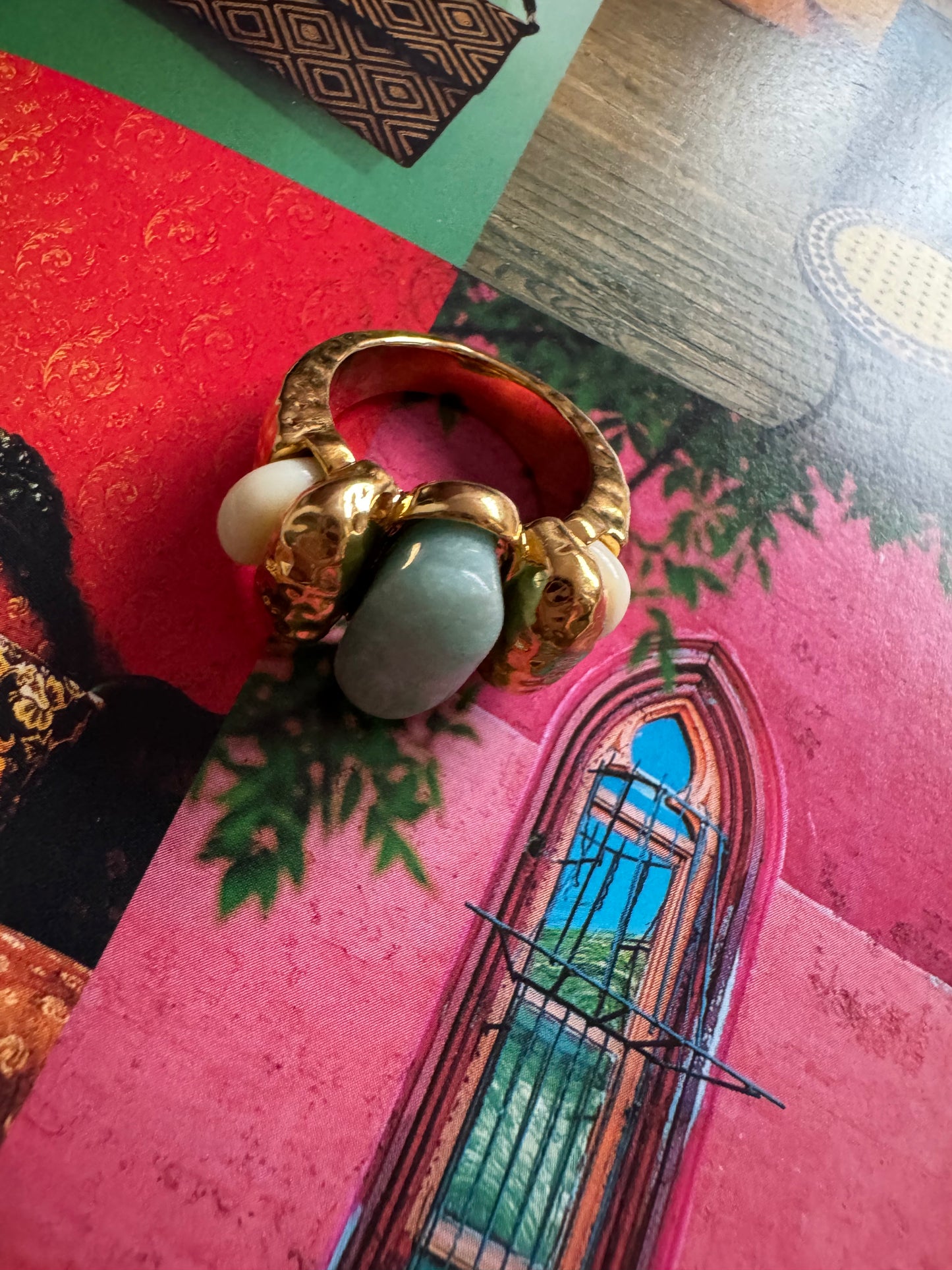 Statement turquoise ring A60
